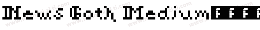 News Goth Medium字体转换